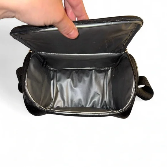 GUESS Black Embossed Lunch Bag - Picture 7 of 8